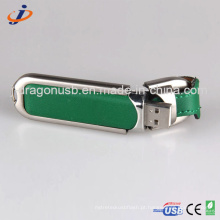 Multicolor couro USB Flash Drive